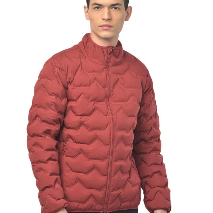 Woodland Men Regular Fit Maroon Polyster Jackets with Elegant Design | Stylish & Comfortable Jackets | Ideal for Casual Outings, Parties, Gifts & Special Occasions(Color: Maroon)(Size: XXL)